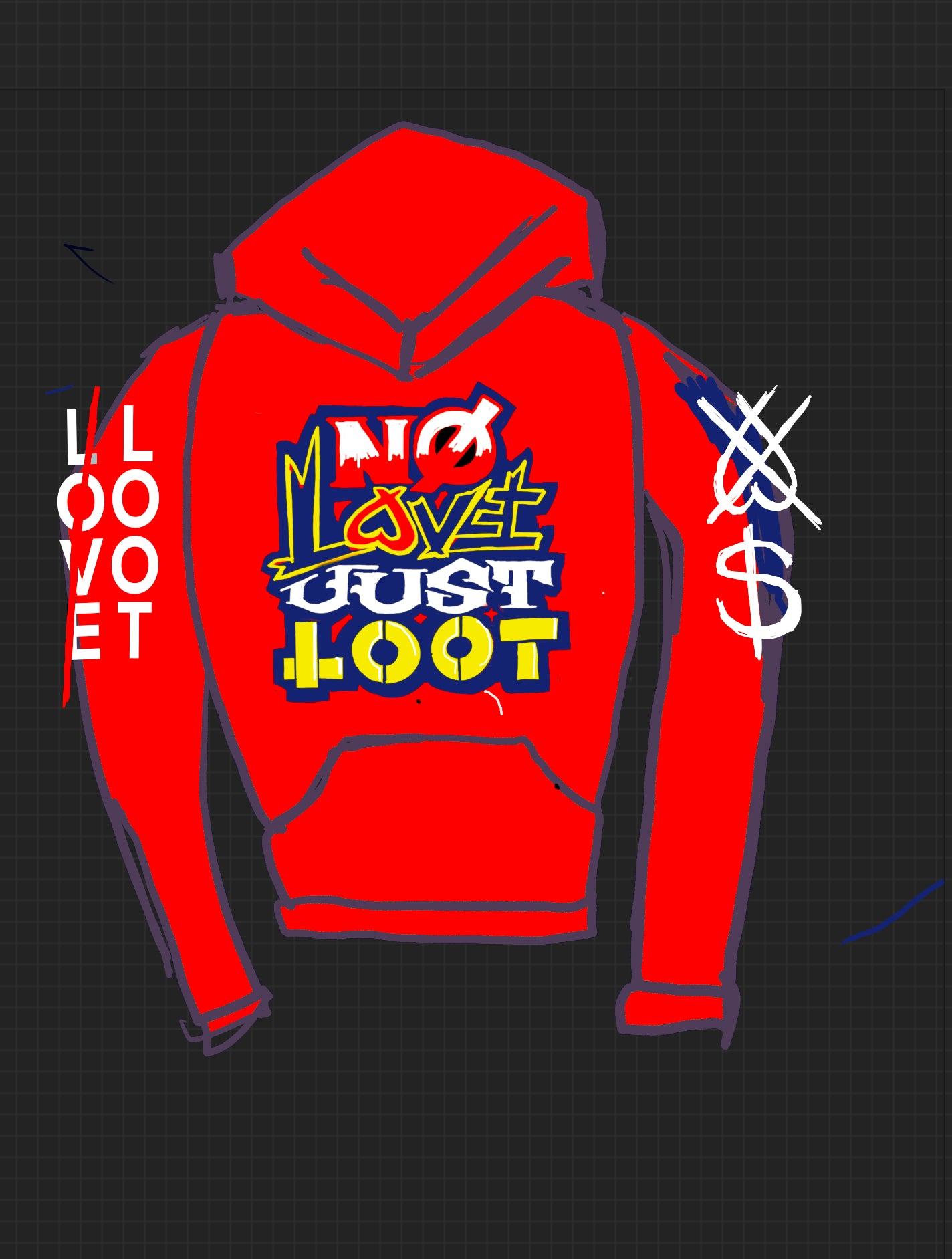 No love just loot hoodie coming soon